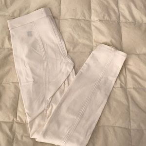 Express stretchy white dressy leggings- Brand New!